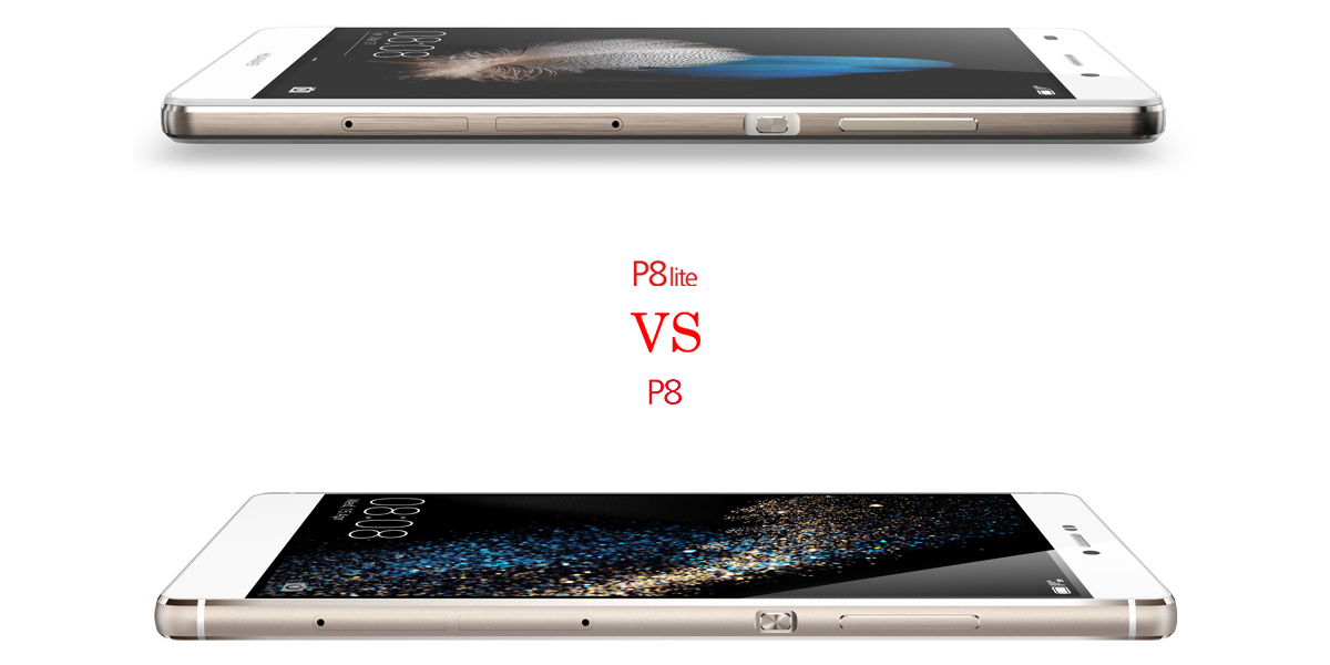 Huawei P8 versus Huawei P8 Lite 2